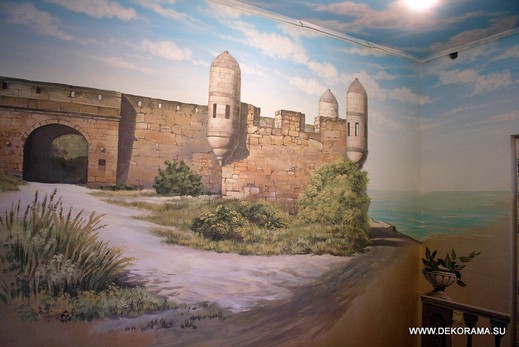 Художественная роспись стен, Керчь, Крепость Еникале